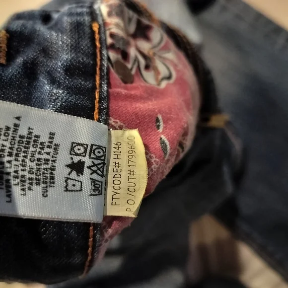 Lucky Brand Men's Vintage Straight R Distressed Blue Denim Jeans Sz 31/32 - Picture 10 of 16